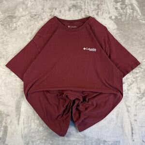 Columbia PHG Maroon Performance Hunting Gear Deer Graphic T-shirt Size Men’s XL